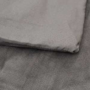 Zátěžová deka s povlečením šedá 137 x 200 cm 10 kg textil - obrázek 5