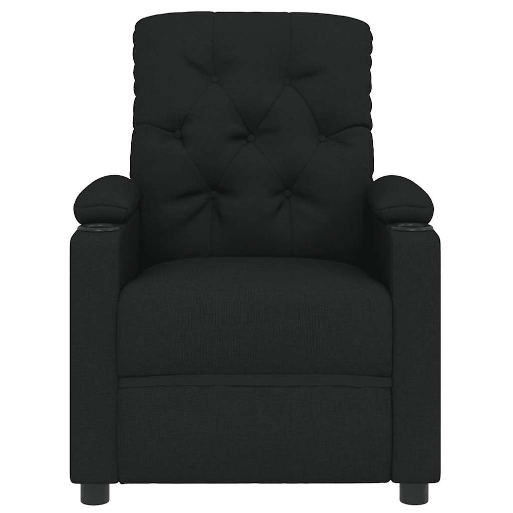 vidaXL Massagestoel met zwarte stof