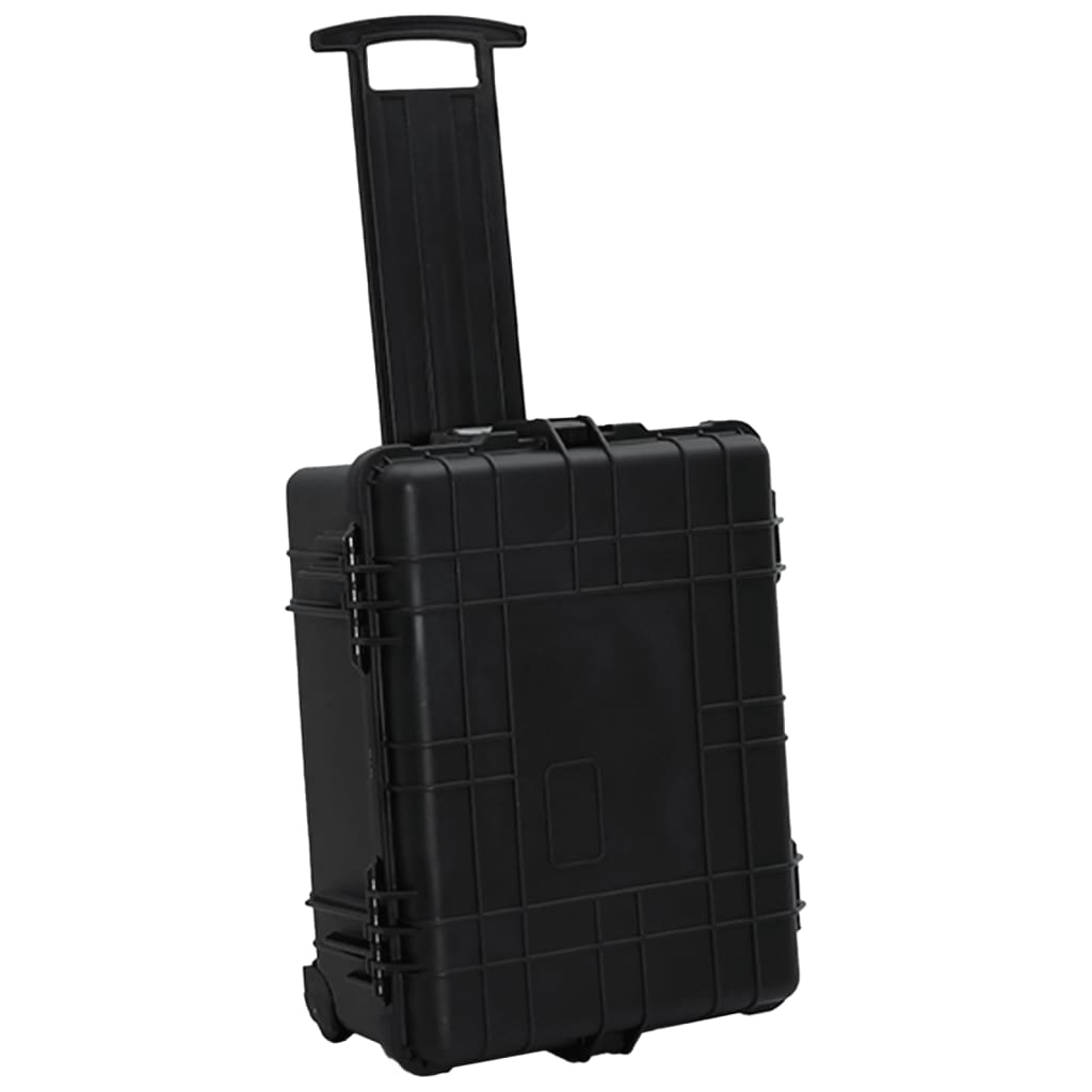 Flightcase op wieltjes 58x45x27 cm PP zwart