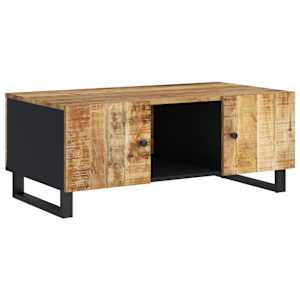 Konferenční stolek 100x54x40 cm masivní mangovník a kompozit - obrázek 2