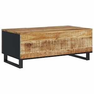 Konferenční stolek 100x54x40 cm masivní mangovník a kompozit - obrázek 5