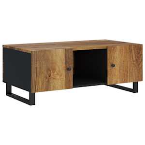Konferenční stolek 100x54x40 cm masivní mangovník a kompozit - obrázek 11