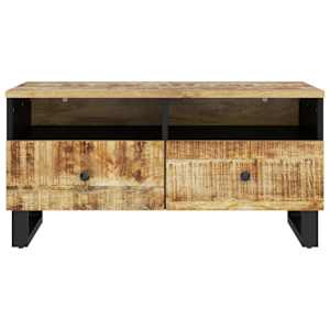 Konferenční stolek 80 x 54 x 40 cm masivní mangovník a kompozit - obrázek 4
