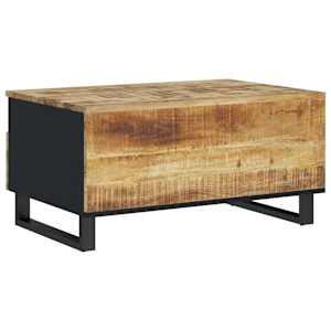 Konferenční stolek 80 x 54 x 40 cm masivní mangovník a kompozit - obrázek 5