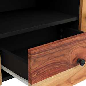 TV skříňka 105 x 33,5 x 46 cm masivní akácie a kompozitní dřevo - obrázek 7