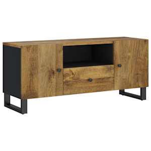 TV stolek 105 x 33,5 x 46 cm masivní mangovník a kompozit - obrázek 12