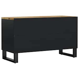TV stolek 80 x 33 x 46 cm masivní mangovník a kompozitní dřevo - obrázek 6
