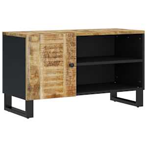 TV stolek 80 x 33 x 46 cm masivní mangovník a kompozitní dřevo - obrázek 11