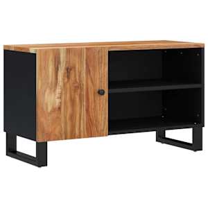TV skříňka 80 x 33 x 46 cm masivní akácie a kompozitní dřevo - obrázek 11