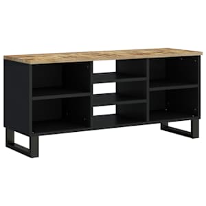 TV stolek 100 x 33 x 46 cm masivní mangovník a kompozitní dřevo - obrázek 12