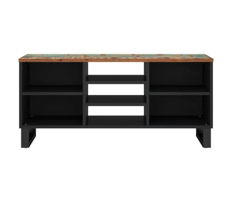 vidaXL TV-Schrank 100x33x46 cm Altholz Massiv & Holzwerkstoff