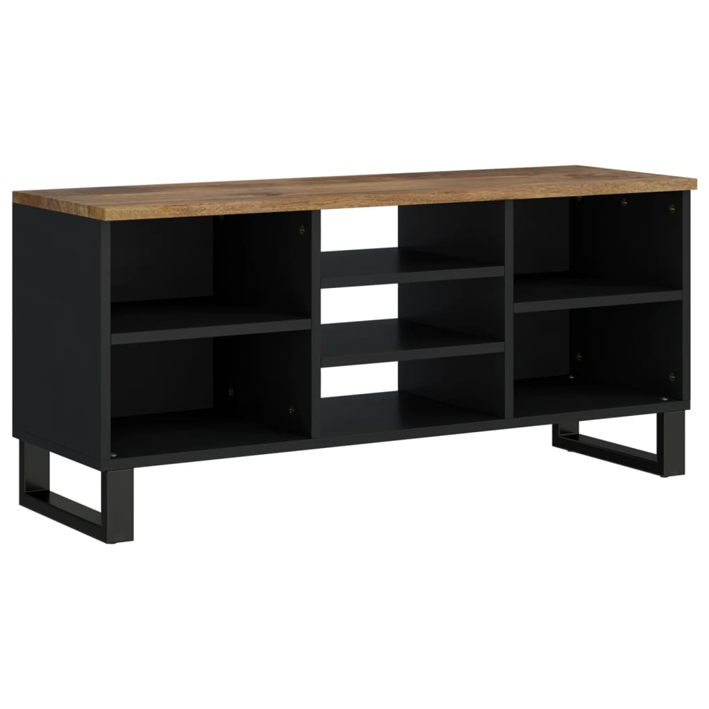vidaXL TV stolek 100 x 33 x 46 cm masivnĂ­ mangovnĂ­k a kompozitnĂ­ dĹ™evo