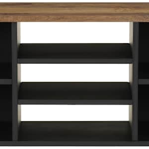 TV stolek 100 x 33 x 46 cm masivní mangovník a kompozitní dřevo - obrázek 7