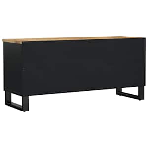 TV stolek 100 x 33 x 46 cm masivní mangovník a kompozitní dřevo - obrázek 5