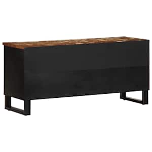 TV skříňka 100x33x46 cm masivní recyklované a kompozitní dřevo - obrázek 6