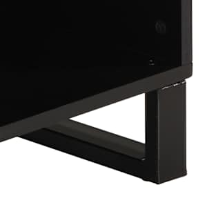 TV skříňka 100x33x46 cm masivní recyklované a kompozitní dřevo - obrázek 7