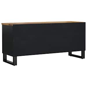 TV stolek 100 x 33 x 46 cm masivní mangovník a kompozitní dřevo - obrázek 5