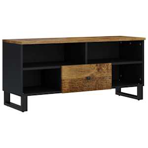TV stolek 100 x 33 x 46 cm masivní mangovník a kompozitní dřevo - obrázek 10