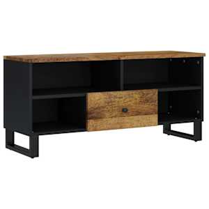 TV stolek 100 x 33 x 46 cm masivní mangovník a kompozitní dřevo - obrázek 11
