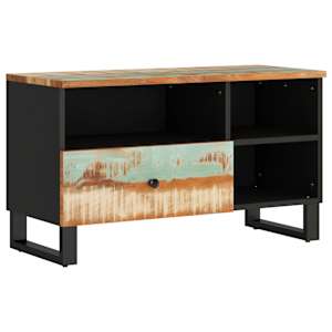 vidaXL TV Cabinet 80x33x46 cm Solid Wood Reclaimed and Engineered Wood