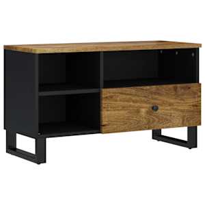 TV stolek 80 x 33 x 46 cm masivní mangovník a kompozitní dřevo - obrázek 12