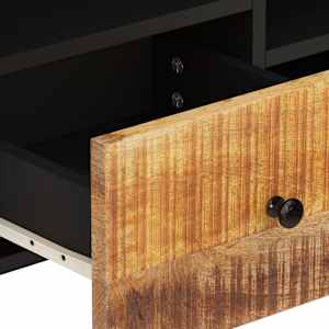 TV stolek 100 x 33 x 46 cm masivní mangovník a kompozitní dřevo - obrázek 8