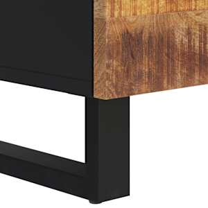 TV stolek 100 x 33 x 46 cm masivní mangovník a kompozitní dřevo - obrázek 9