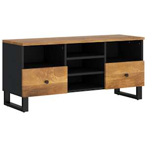 TV stolek 100 x 33 x 46 cm masivní mangovník a kompozitní dřevo - obrázek 2