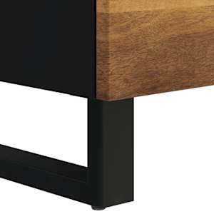 TV stolek 100 x 33 x 46 cm masivní mangovník a kompozitní dřevo - obrázek 8