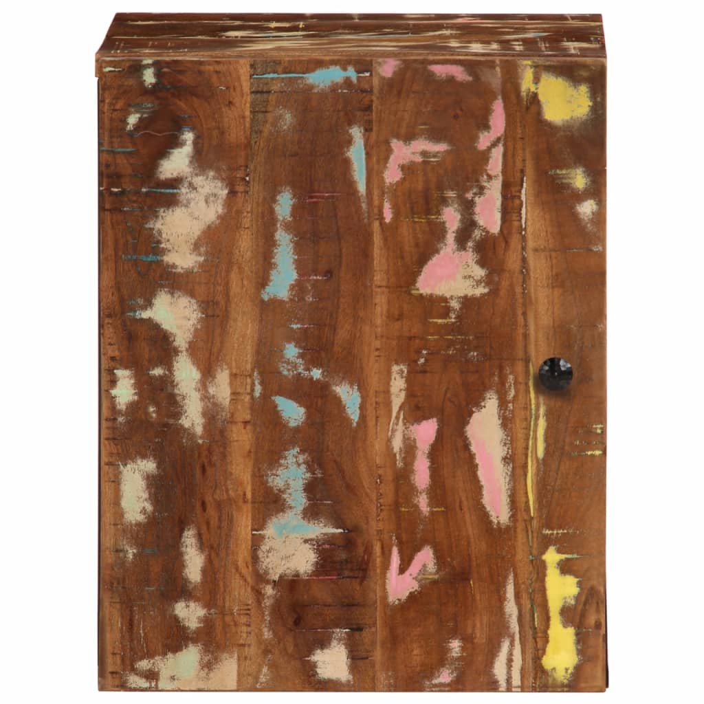vidaXL Badkamerwandkast 38x33x48 cm massief recycled hout afbeelding