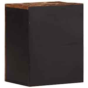Koupelnová nástěnná skříňka 38 x 33 x 48 cm recyklované dřevo - obrázek 5
