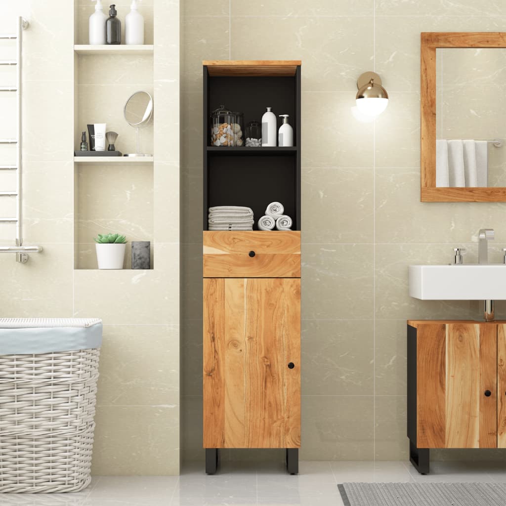 Armadietto da Bagno a Terra, Mobiletto da Bagno Salvaspazio con Ante e  Scomparti Aperti, Mobile a Colonna Multiuso in Legno MDF, Bianco, 80 x 39,5  x 28 cm : : Casa e cucina