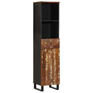 vidaXL vannitoakapp, 38 x 33 x 160 cm, taastatud puit