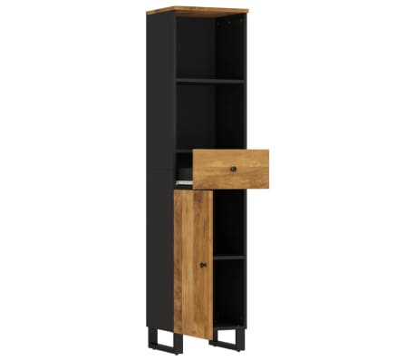 vidaXL Armoire de salle de bain 38x33x160 cm bois massif de manguier