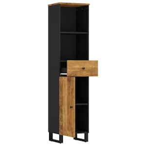 vidaXL Armoire de salle de bain 38x33x160 cm bois massif de manguier