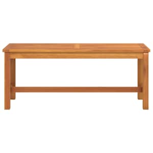 Zahradní lavice 110 x 35 x 45 cm masivní akáciové dřevo - obrázek 3