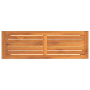 Zahradní lavice 110 x 35 x 45 cm masivní akáciové dřevo - obrázek 5