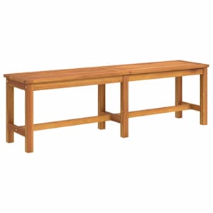 Zahradní lavice 150 x 35 x 45 cm masivní akáciové dřevo - obrázek 2