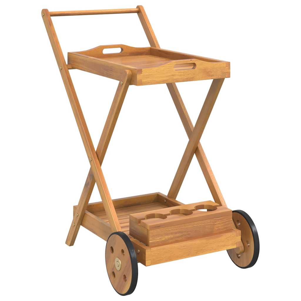 Thumbnail - vidaXL Teewagen 54x87x90 cm Massivholz Akazie