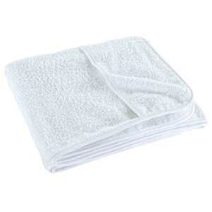 Plážové osušky 2 ks bílé 75 x 200 cm textil 400 GSM - obrázek 5