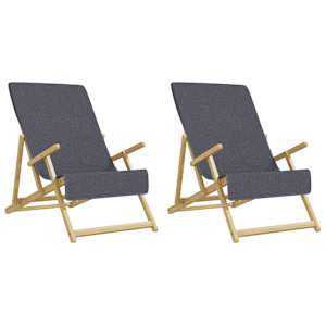 Plážové osušky 2 ks antracitové 60 x 135 cm textil 400 GSM - obrázek 4