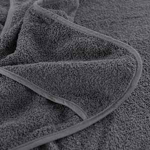 Plážové osušky 2 ks antracitové 60 x 135 cm textil 400 GSM - obrázek 7