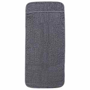 Plážové osušky 2 ks antracitové 75 x 200 cm textil 400 GSM - obrázek 3