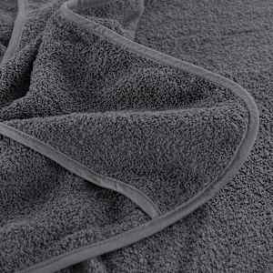 Plážové osušky 2 ks antracitové 75 x 200 cm textil 400 GSM - obrázek 7