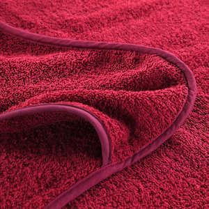 Plážové osušky 2 ks vínové 75 x 200 cm textil 400 GSM - obrázek 7
