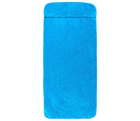 vidaXL Beach Towels 2 pcs Turquoise 75x200 cm Fabric 400 GSM