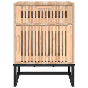 Noční stolek 40 x 30 x 55,5 cm kompozitní dřevo a železo - obrázek 5