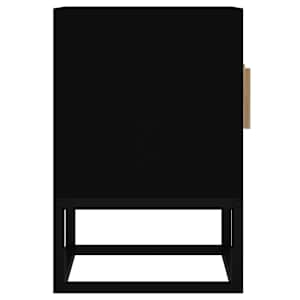 TV skříňka černá 105 x 30 x 45 cm kompozitní dřevo a železo - obrázek 5
