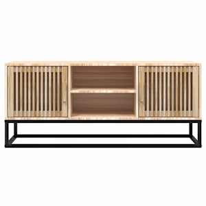 TV skříňka 105 x 30 x 45 cm kompozitní dřevo a železo - obrázek 4