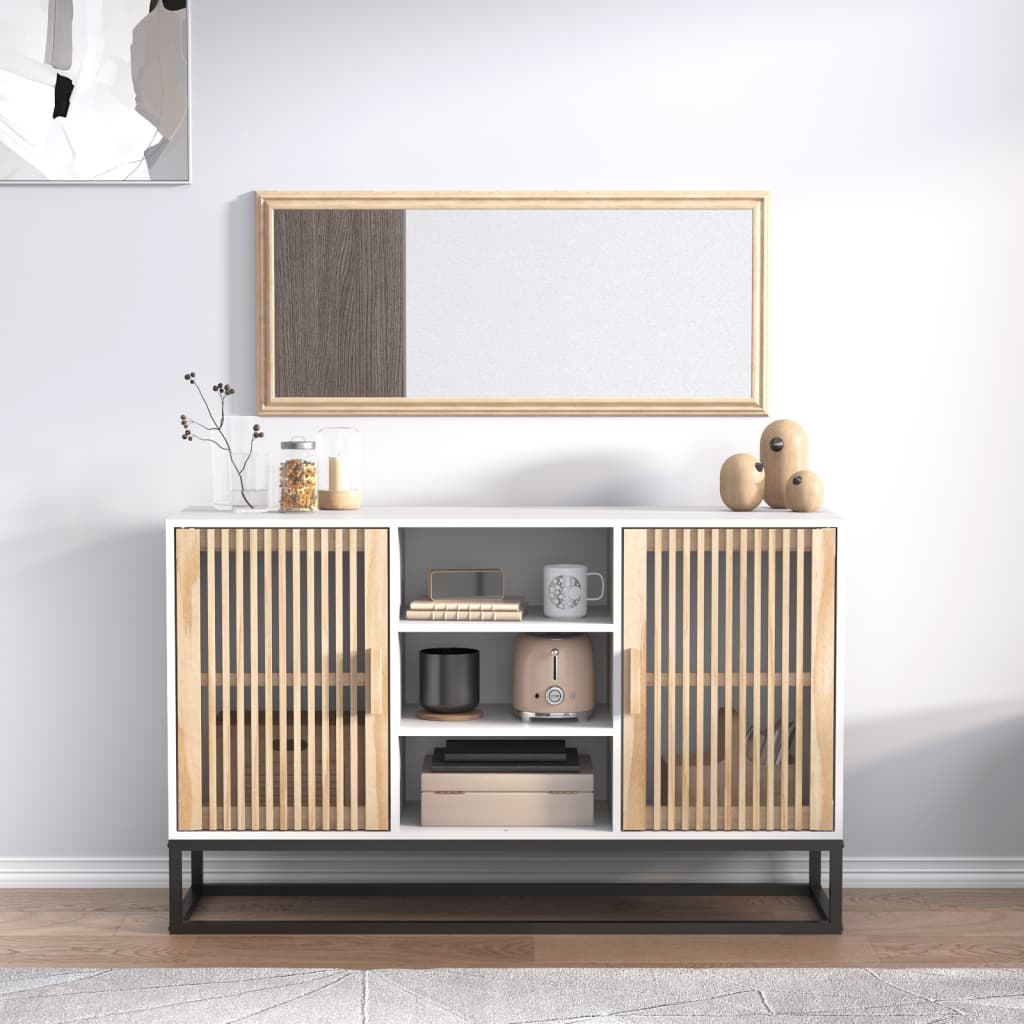 vida XL Sideboard Weiß 105x 30x 65 cm Holzwerkstoff